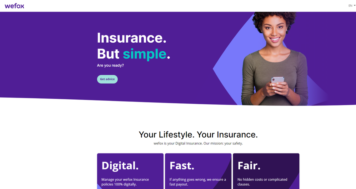 Europe’s #1 digital insurer. Period.